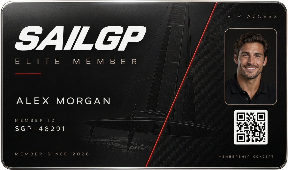 SailGP Elite Member ID card